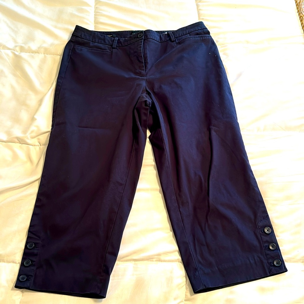 Talbots ladies cotton capri